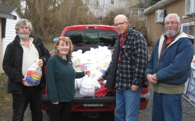 Photo Turkeys Food Bank