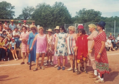 Hantsport & District Lions Cuties soft ball team.