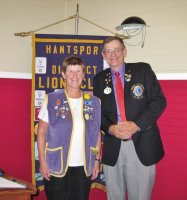 DG Peter Reid and President Patricia Parks during Official Visit September 2011